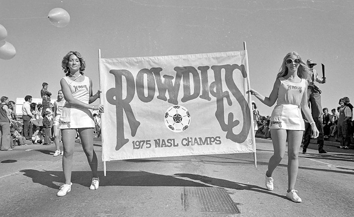 Tampa Bays Rowdies team group in 1981.